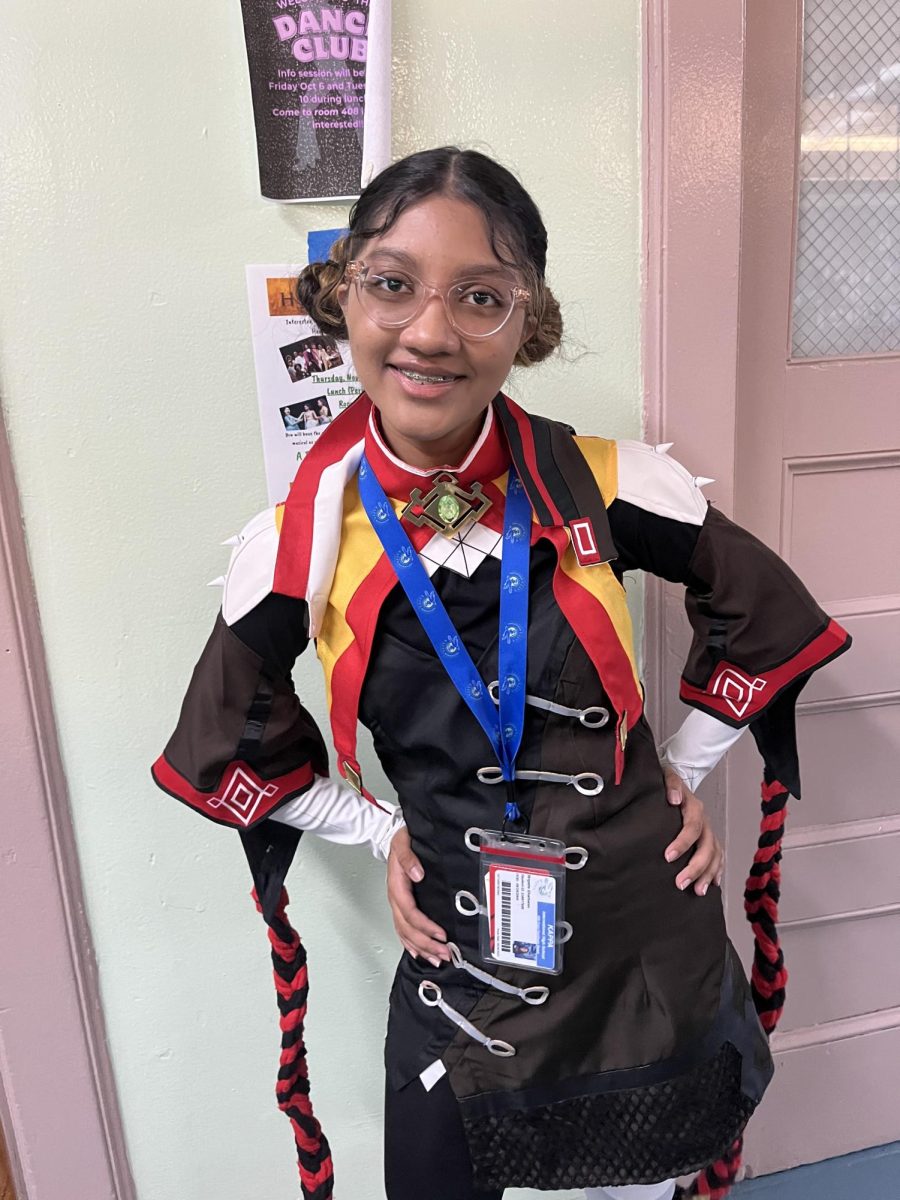 Brigette Gharbaran, 9th grade, dressed as Xinyan